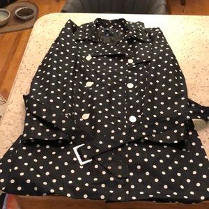 Chaps polka dot rain jacket! New condition